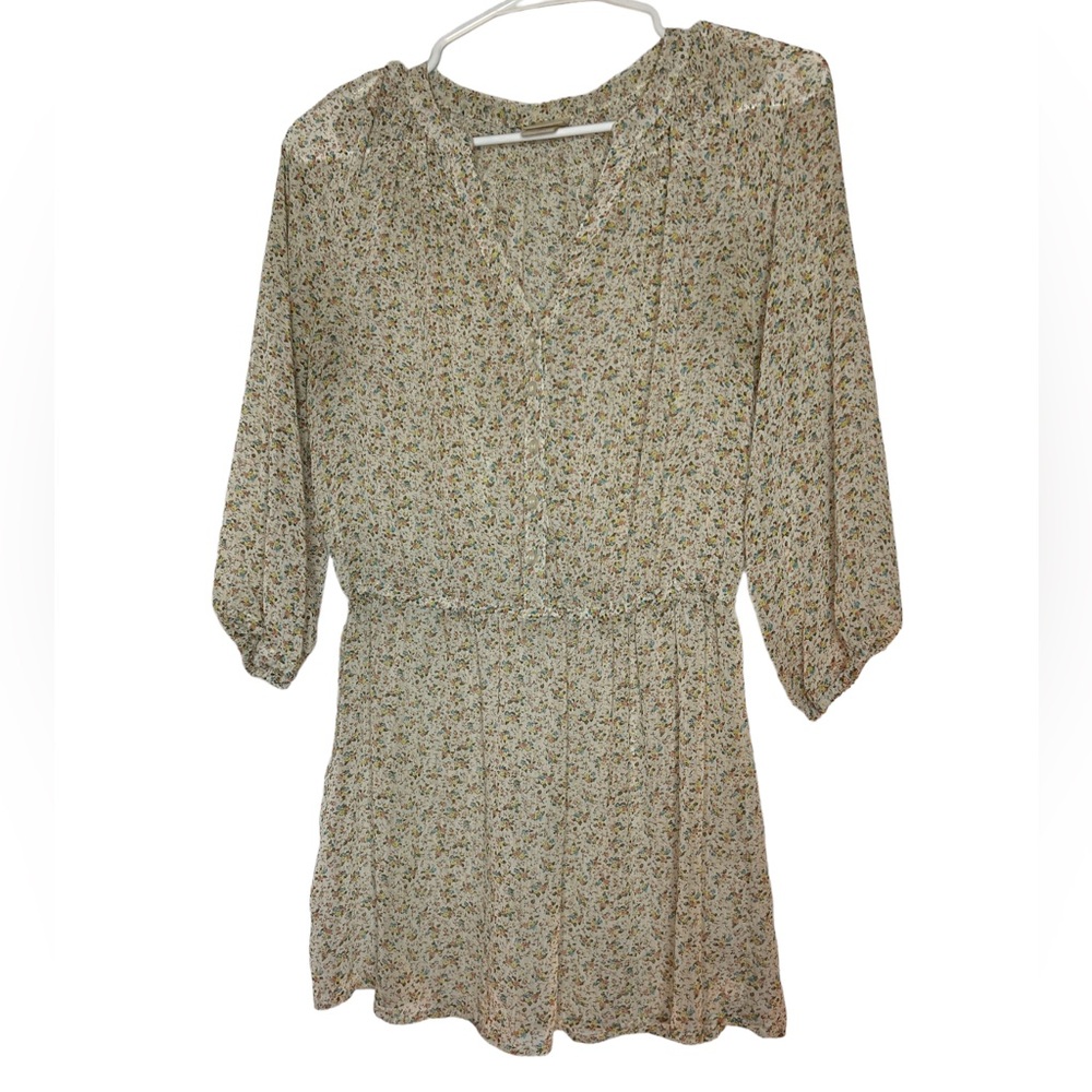 Mossimo Sheer Floral Blouse